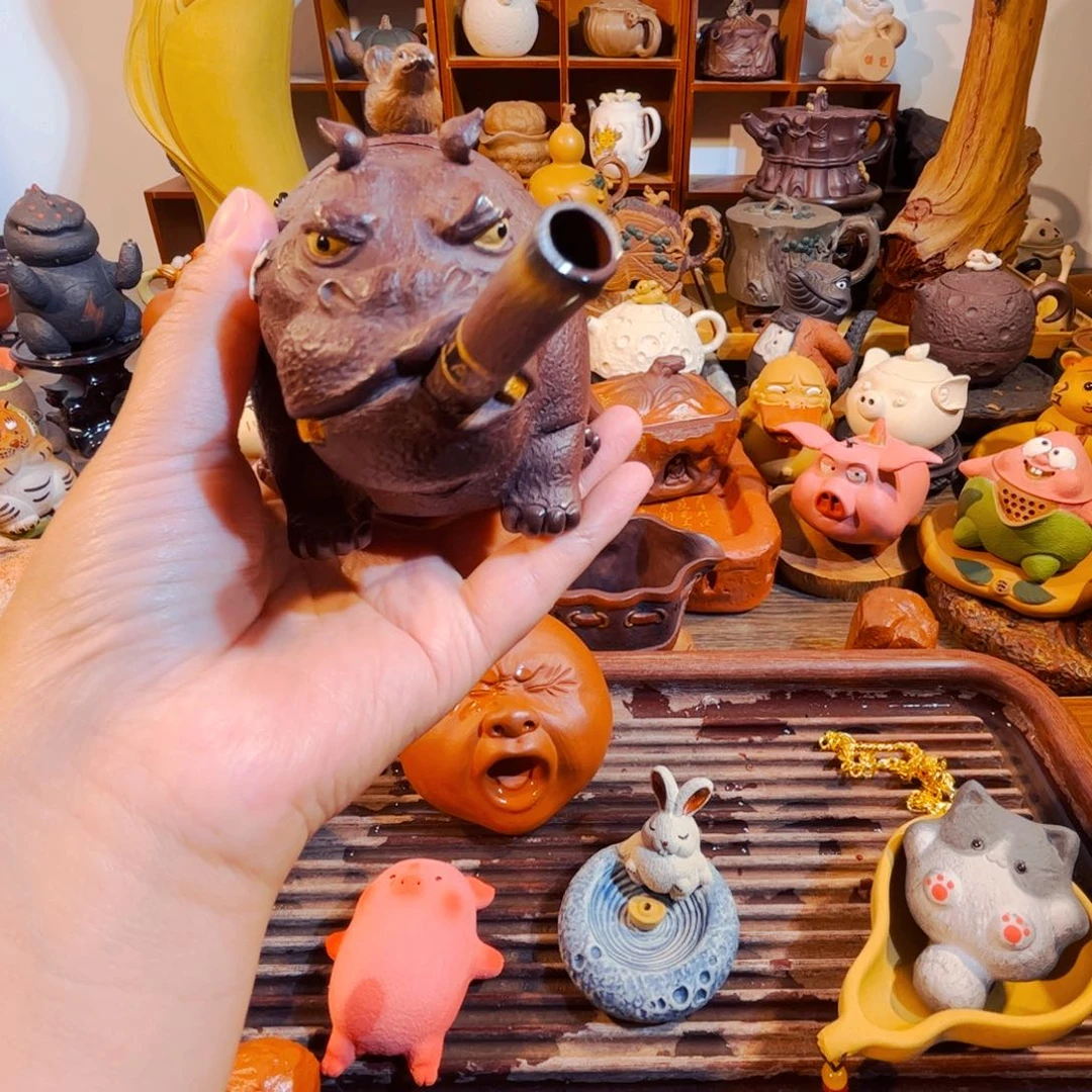 茶壶紫砂不*巧纯手工制作过程就是