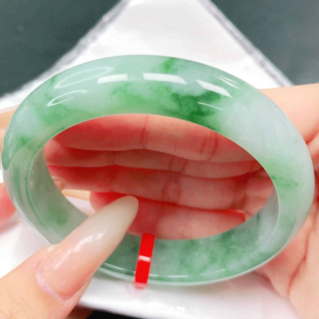 翡翠未镶嵌手镯56