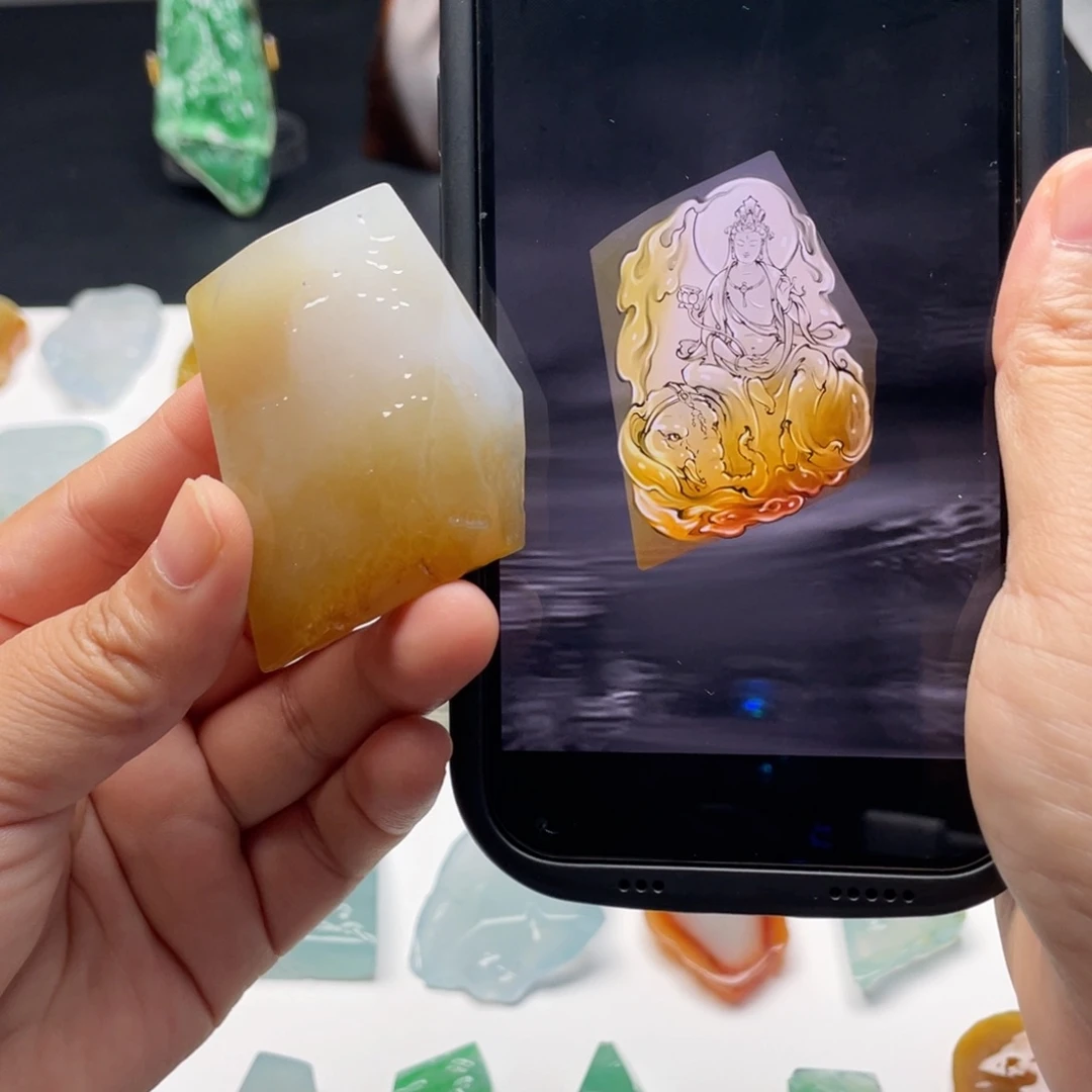 定制翡翠未镶嵌包工