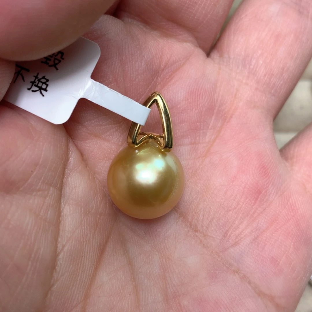 海水珍珠18K金镶嵌颈饰