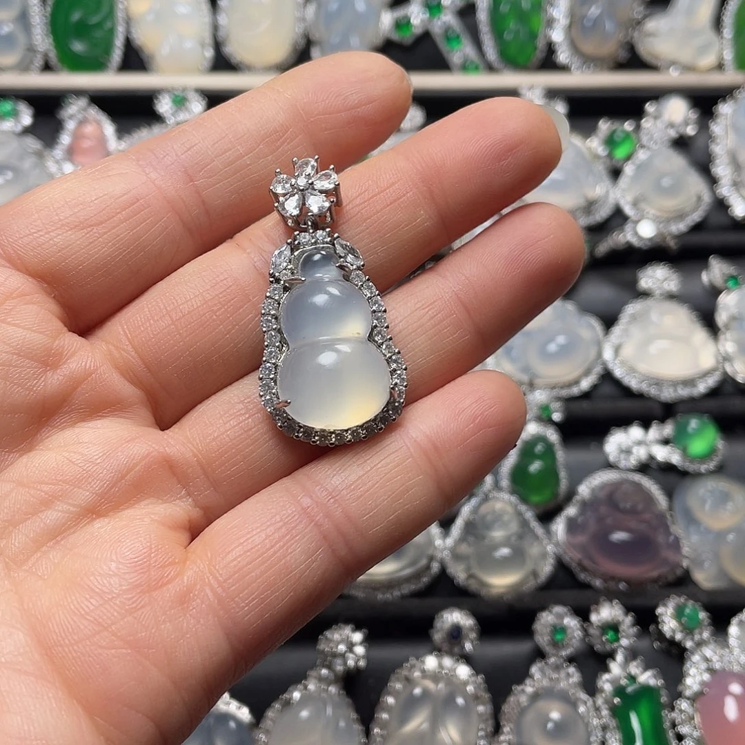 玛瑙/玉髓合金挂件