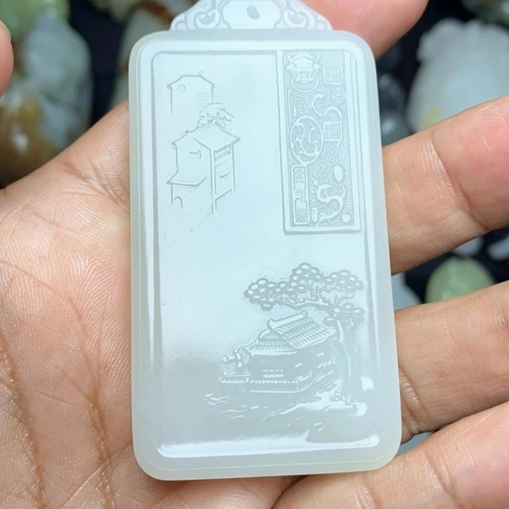 颈饰未镶嵌和田玉