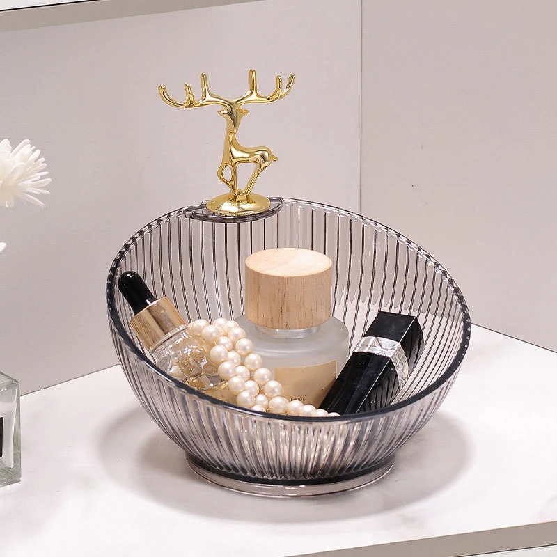 玄关简约轻奢托盘摆件进门钥匙收纳置物架客厅家居电视餐边柜装饰