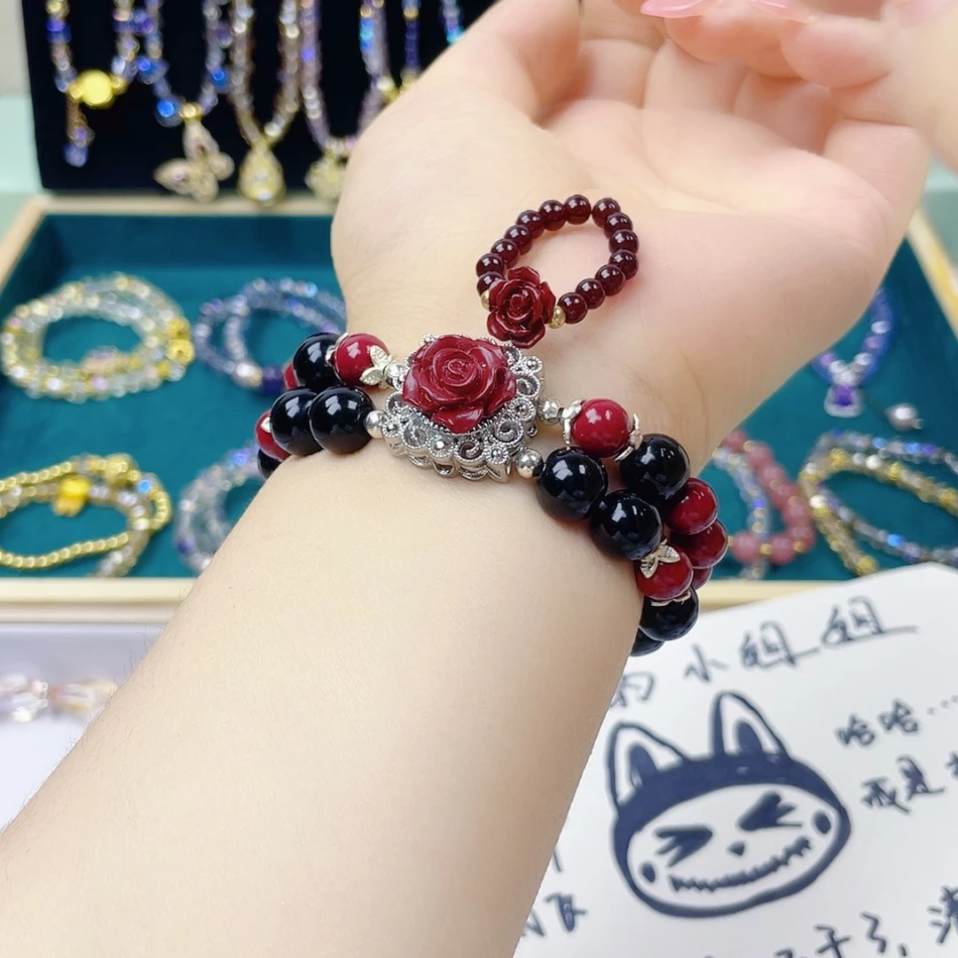 手饰针钠钙石银S925镀金镶嵌