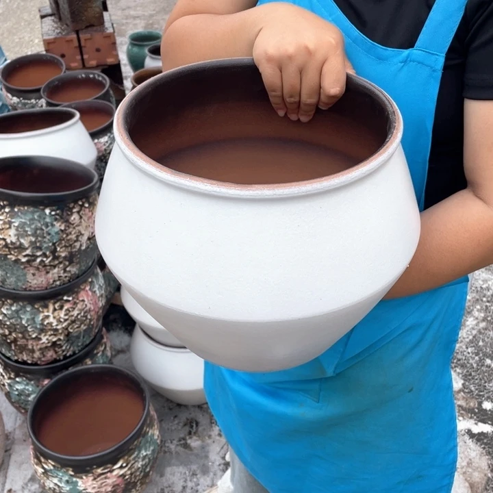 紫砂花盆口23高24正品正品