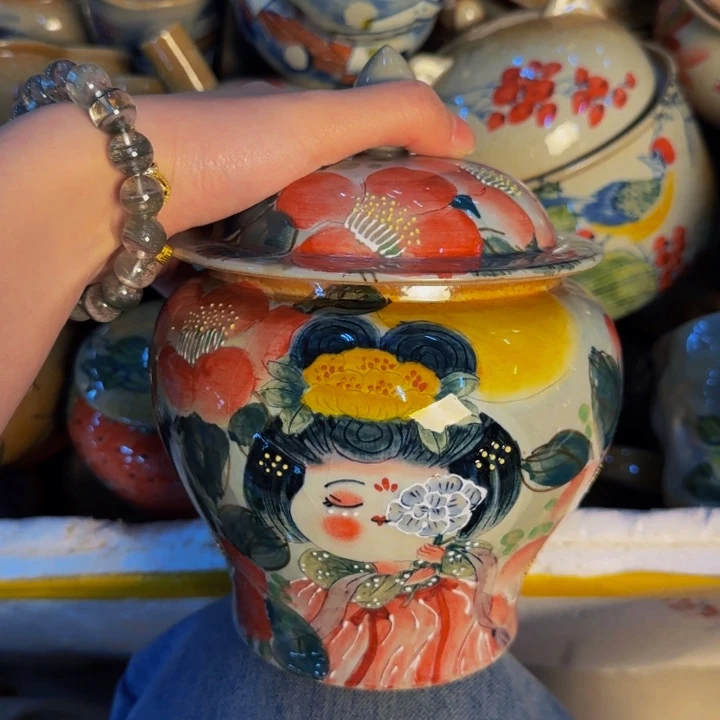 瓷片景德镇陶瓷手工手绘