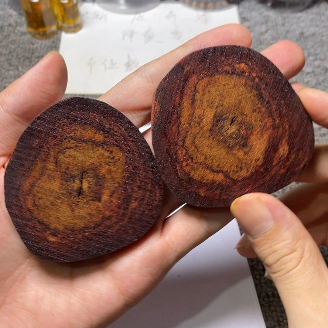 藤类03降真香无事牌明黄绿红油