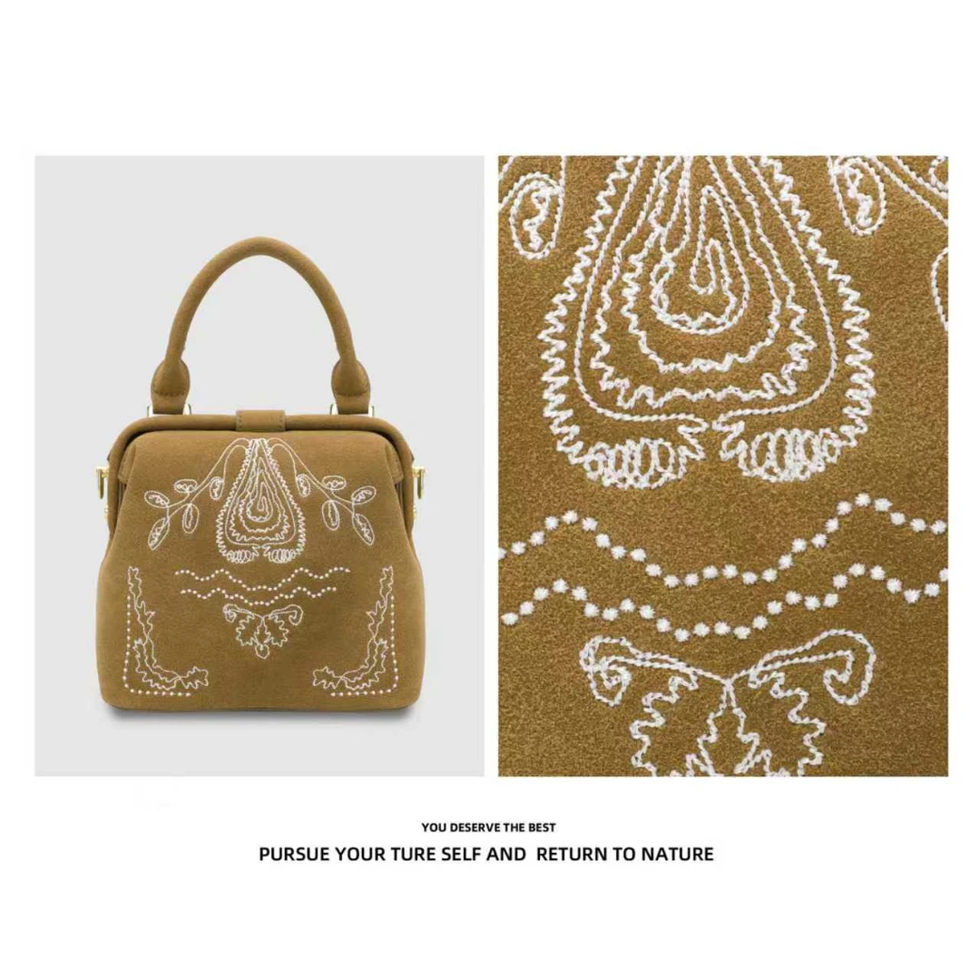 法国设计时尚包包女包休闲百搭单肩斜挎手拎包Y1707