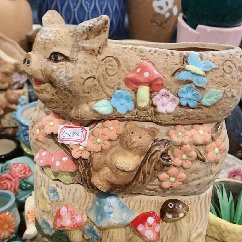 【闪购商品】陶瓷陶瓷花盆，多肉花盆