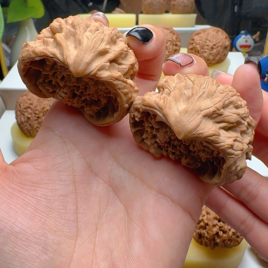 把件核桃官帽蛇头聚宝盆