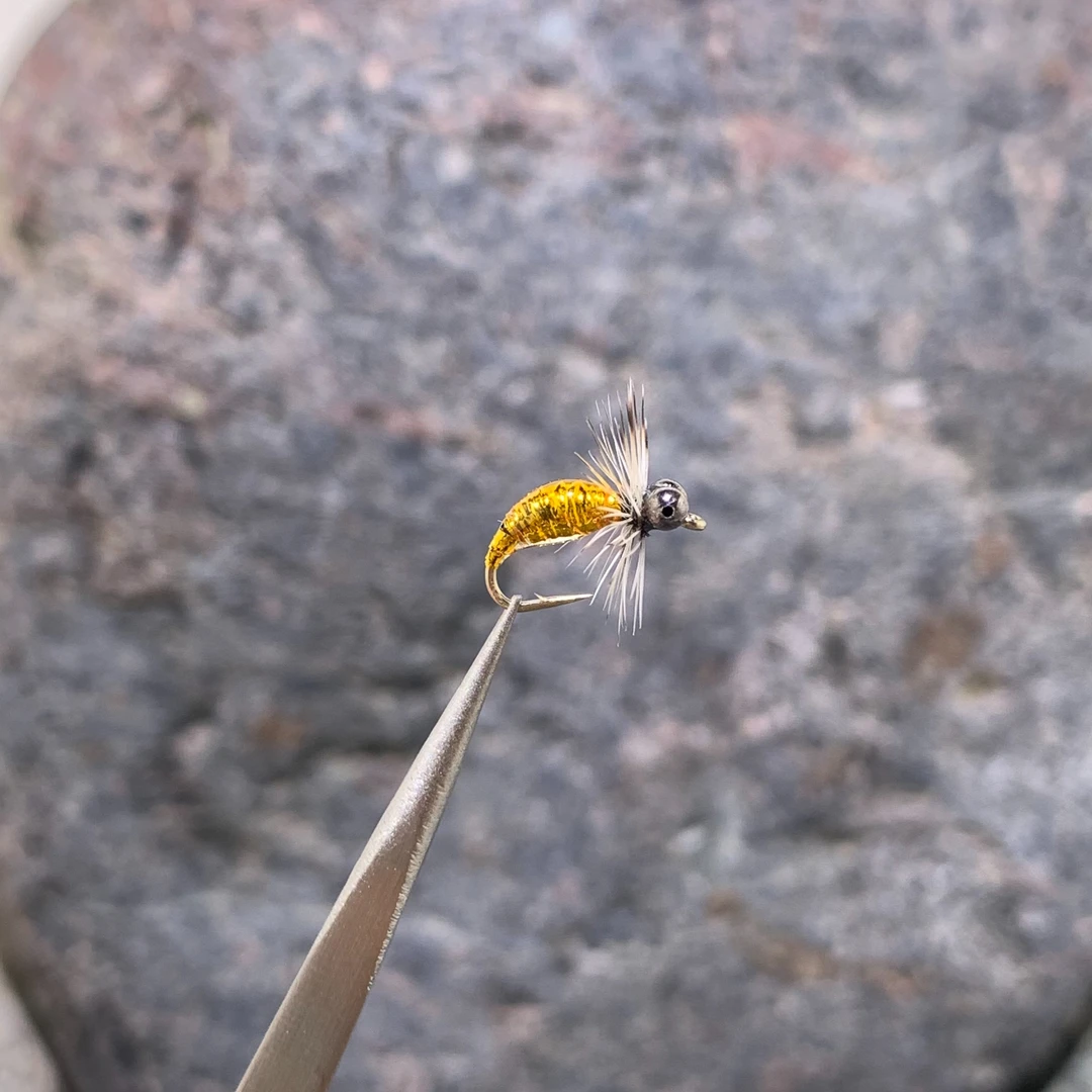 手工飞蝇钩毒蚊双钩线组路亚饵微物饵马口白条桃花溪哥子线垂钓
