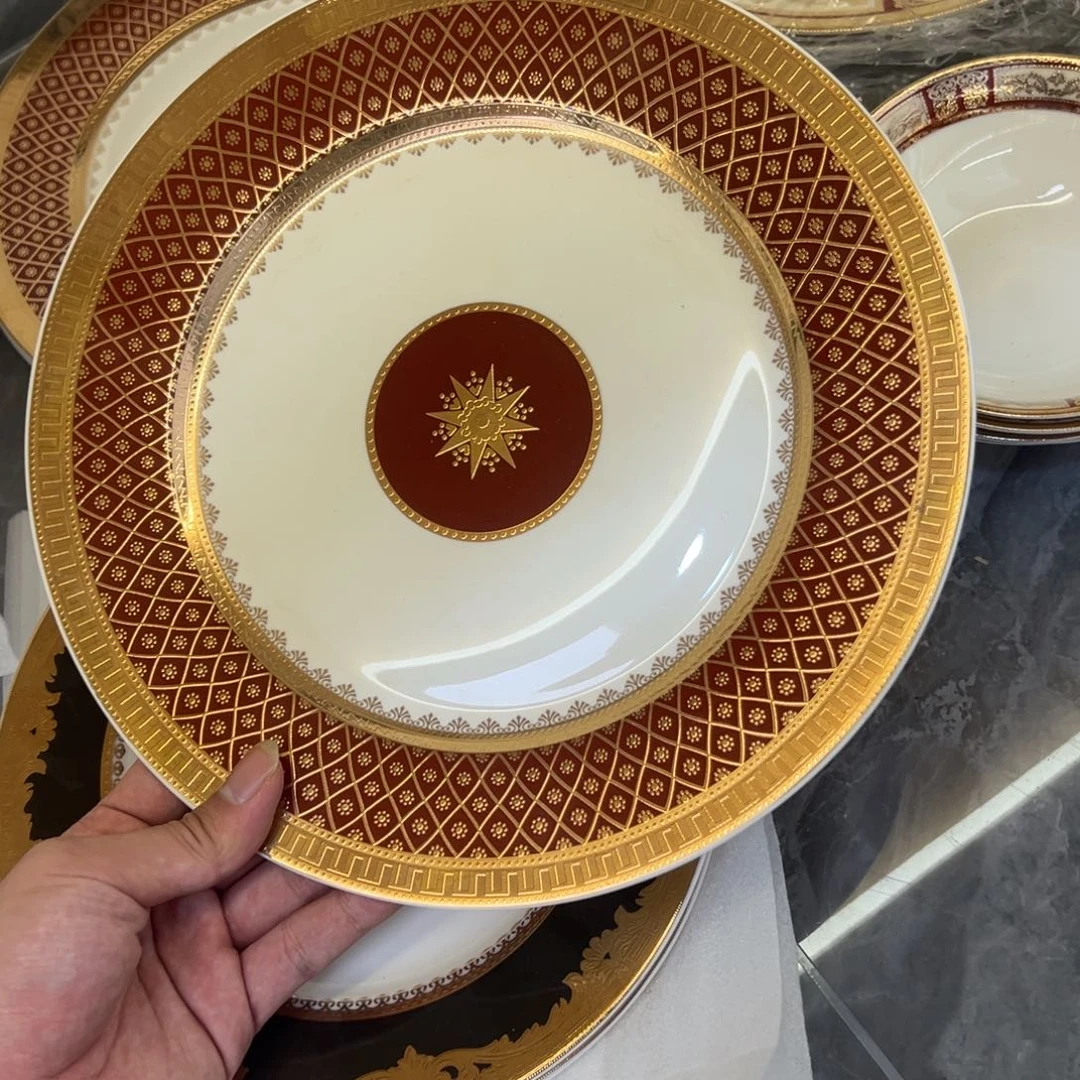 瓷片10.5寸平盘一个一单尾单