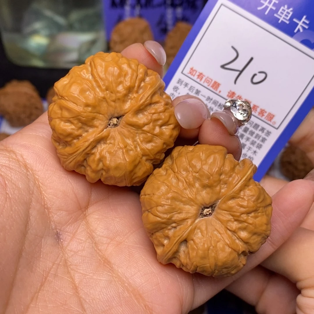 文玩核桃把件L*?40蛤蟆头210