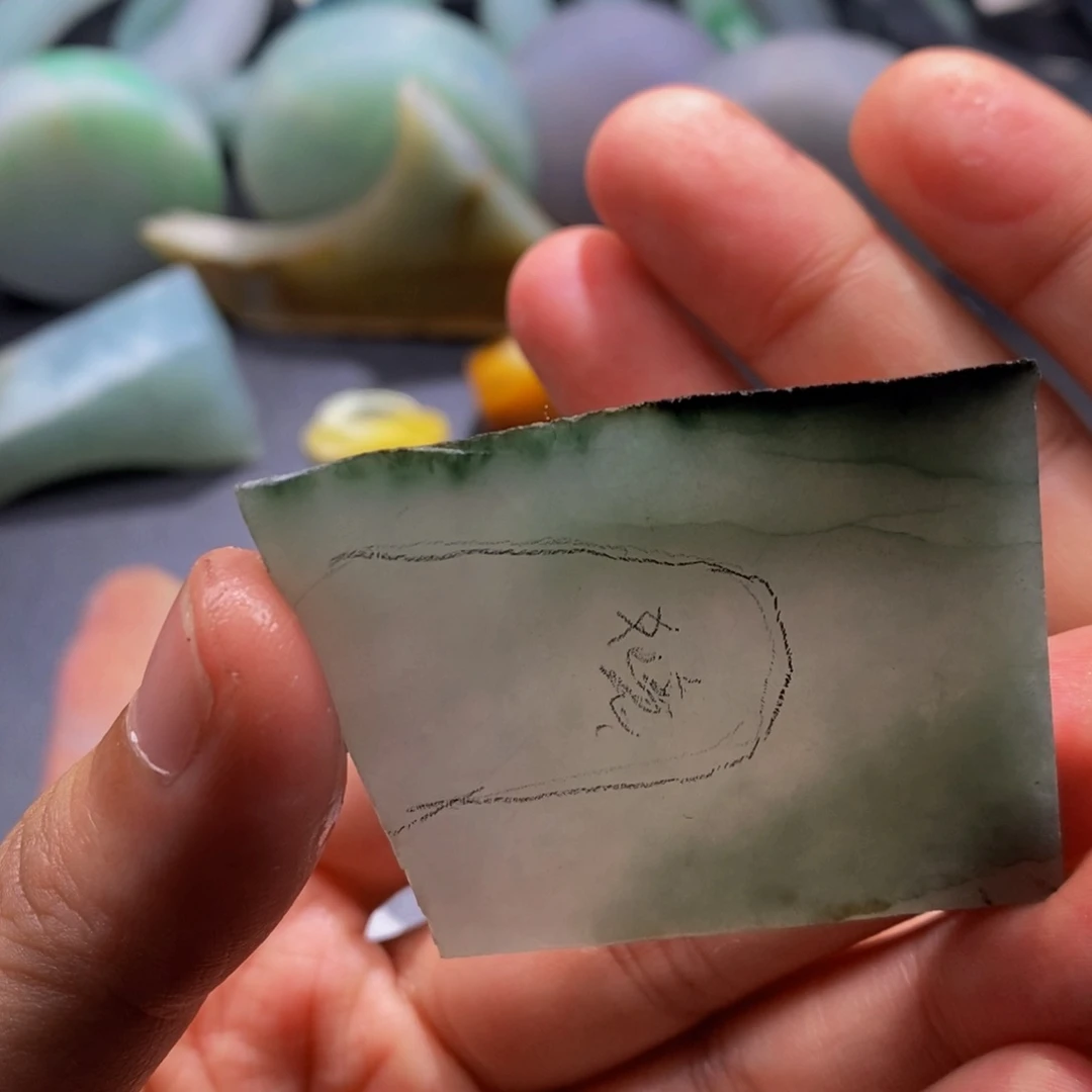 散珠翡翠料子直发