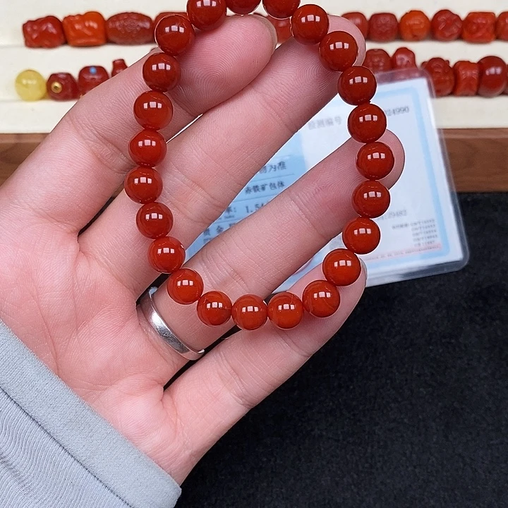 南红玛瑙未镶嵌手串