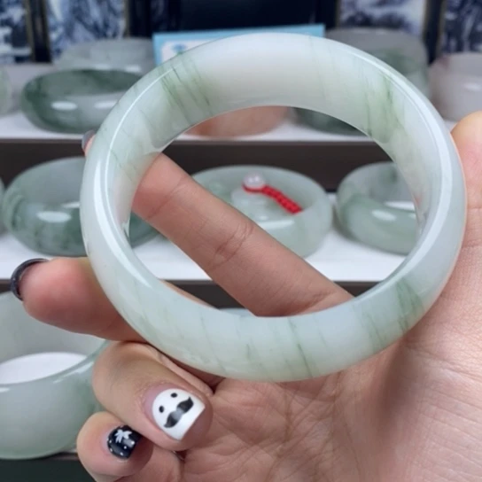 石英质玉（金丝玉）未镶嵌手镯