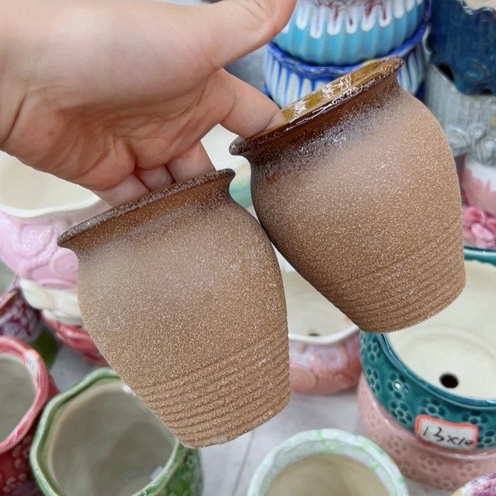 有孔，满10元发货多肉陶瓷花盆