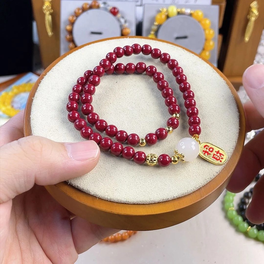 木变石手饰银S925镀金镶嵌