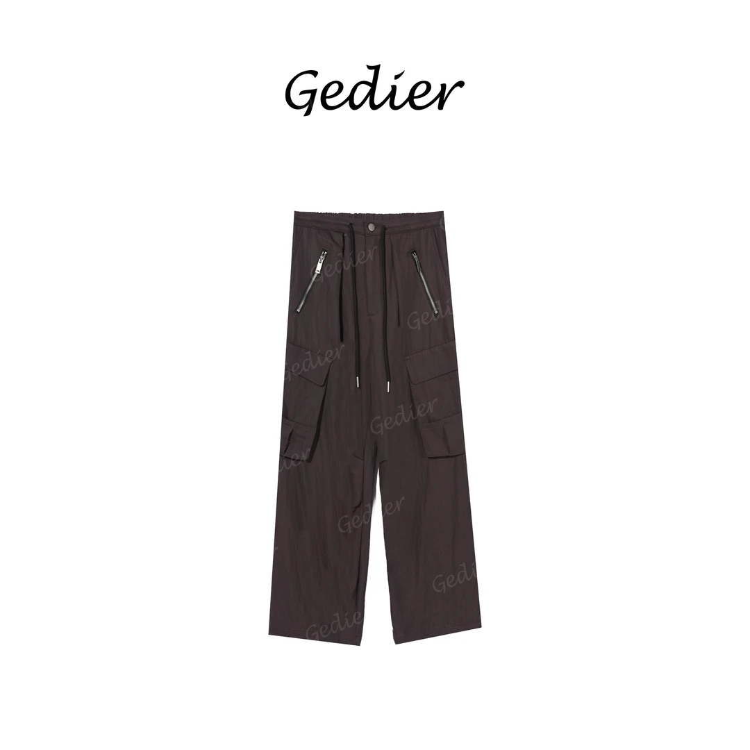 【歌蒂尔】“柠檬茶” 2025年欧若风休闲多口袋宽松长裤 KG520166Y