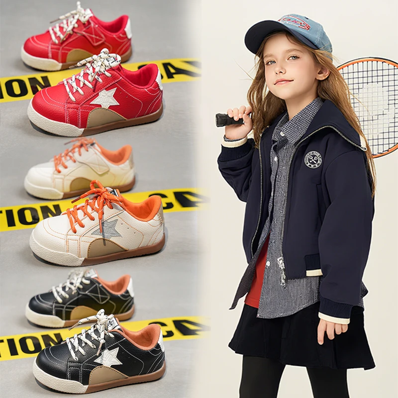 2025秋季新款防滑儿童舒适百搭低帮减震板鞋软底时尚低帮鞋子