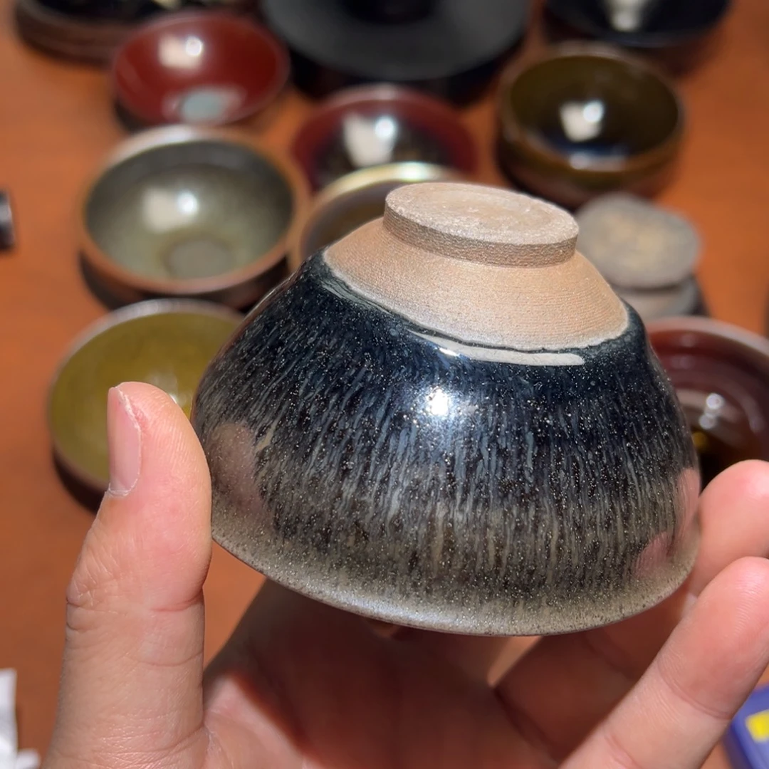 茶盏柴烧主人杯建窑建盏茶盏