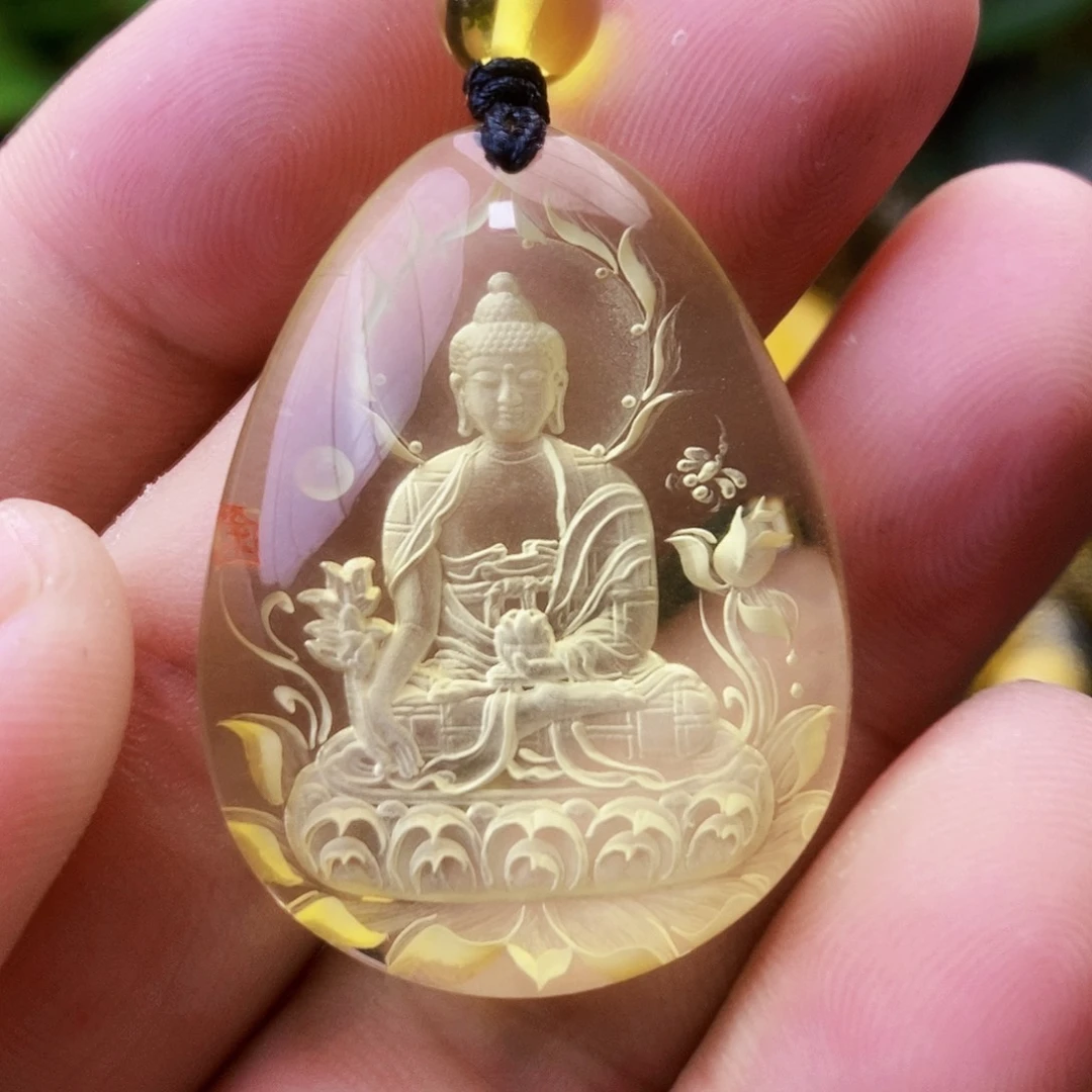 【闪购商品】金珀吊坠(不含链)未镶嵌