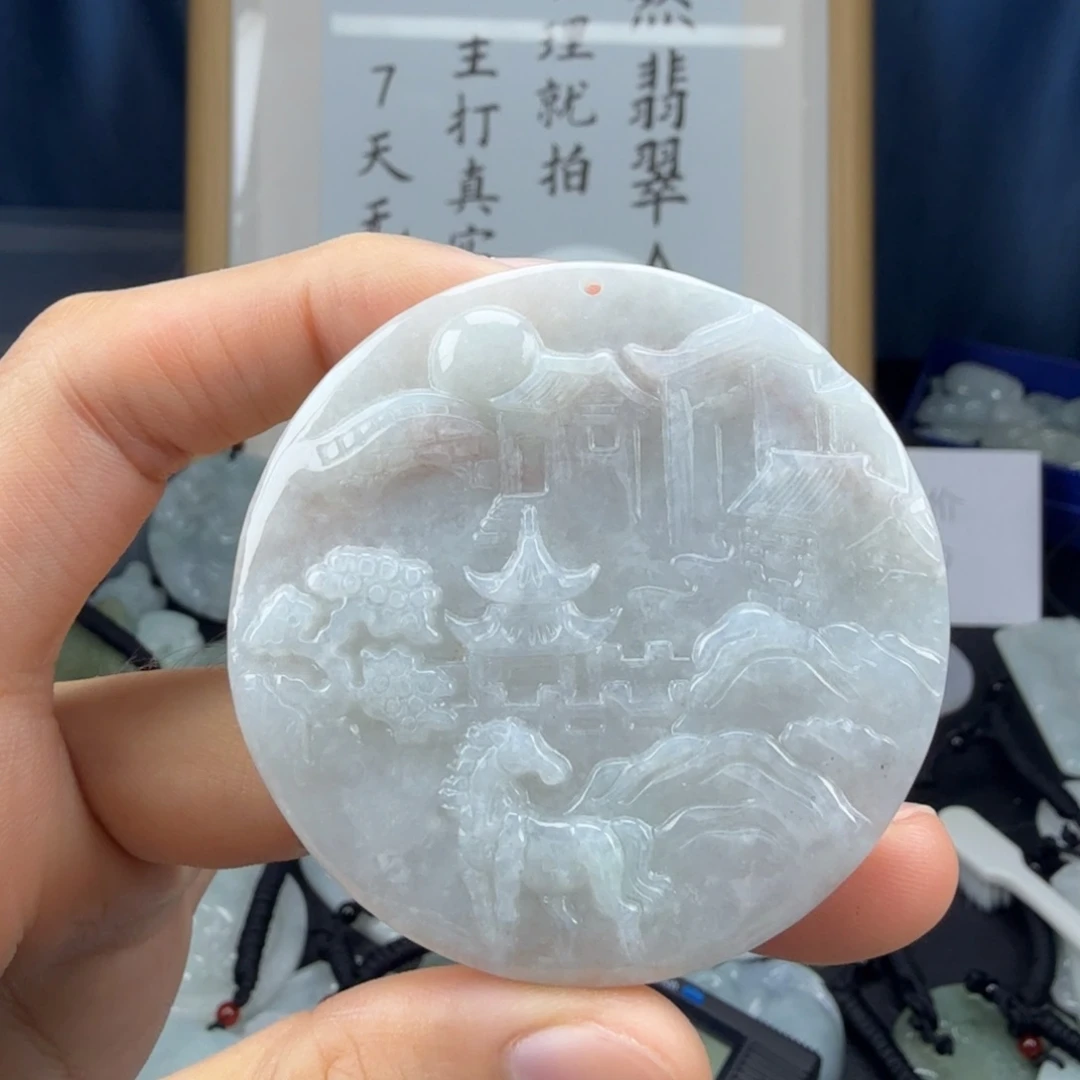 翡翠未镶嵌颈饰翡翠