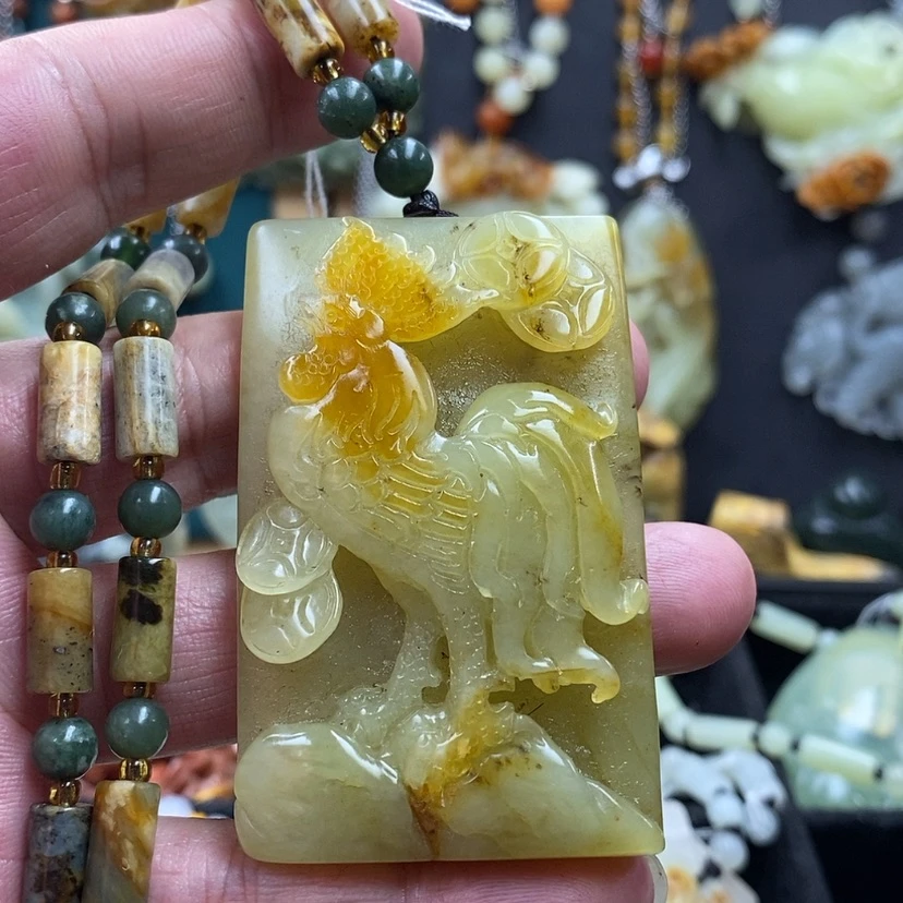 【闪购商品】蛇纹石玉吊坠未镶嵌