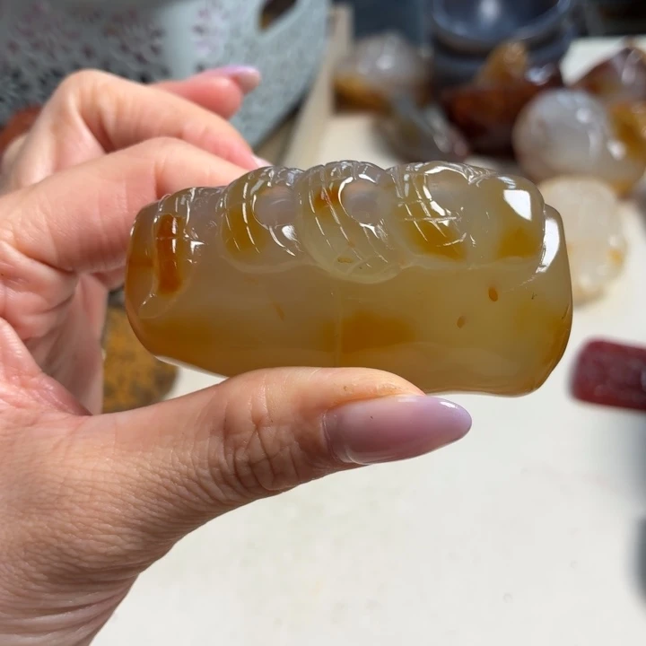 玛瑙/玉髓未镶嵌吊坠(不含链)