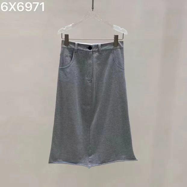【BAI】夏新款高腰显瘦时尚休闲半身裙6971