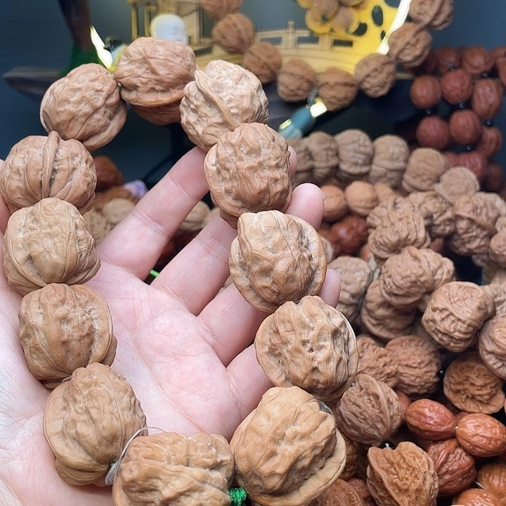 会***鱼文玩核桃手串水晶蛤蟆修