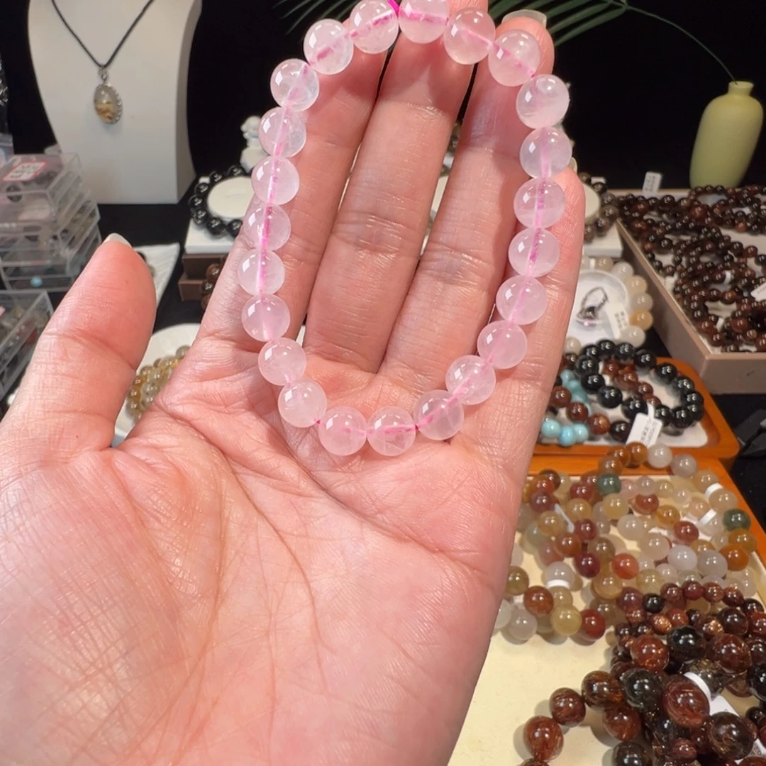 烟晶银S925镶嵌手链福利