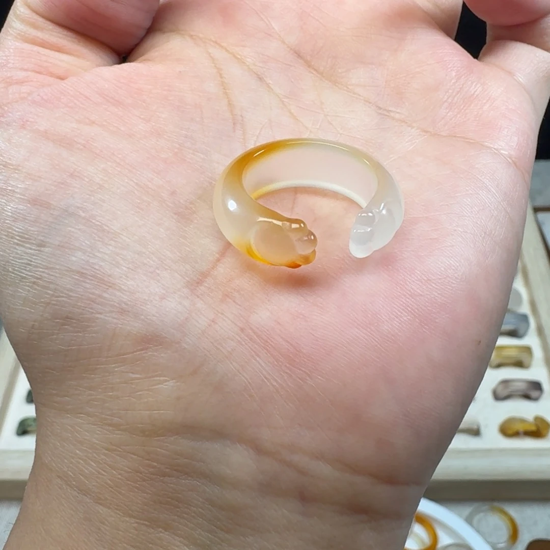 未镶嵌戒指玛瑙/玉髓910港17