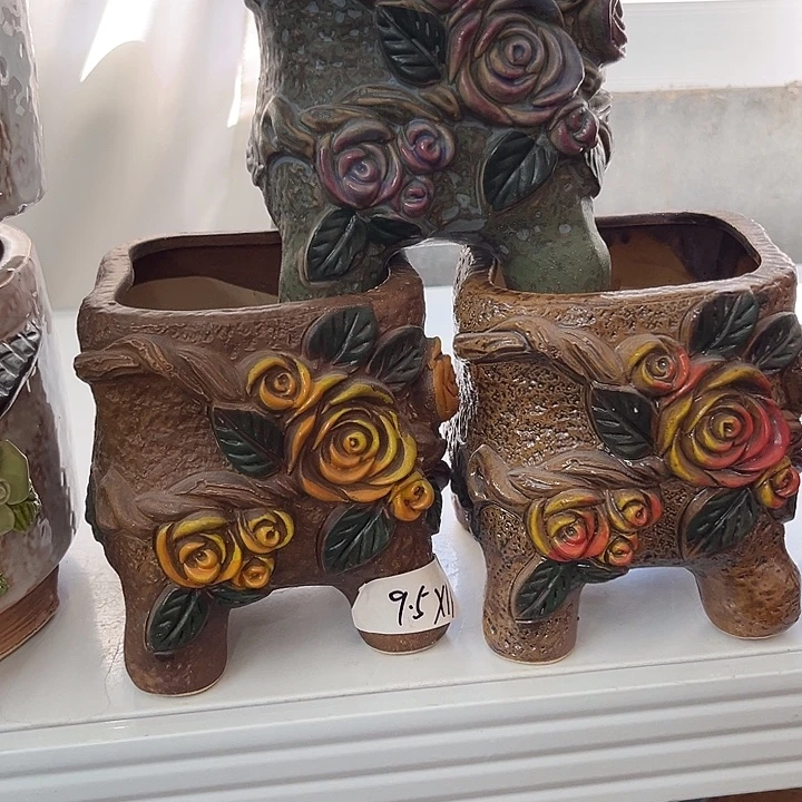 花盆紫砂粗陶材质多肉花盆