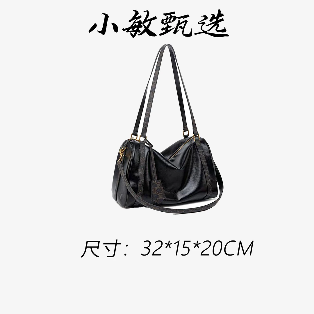 【小敏精选】渠道货QYX-6081-黑色夏季轻奢百搭时尚女包