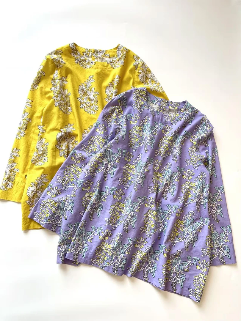 时记花朵印花衬衣