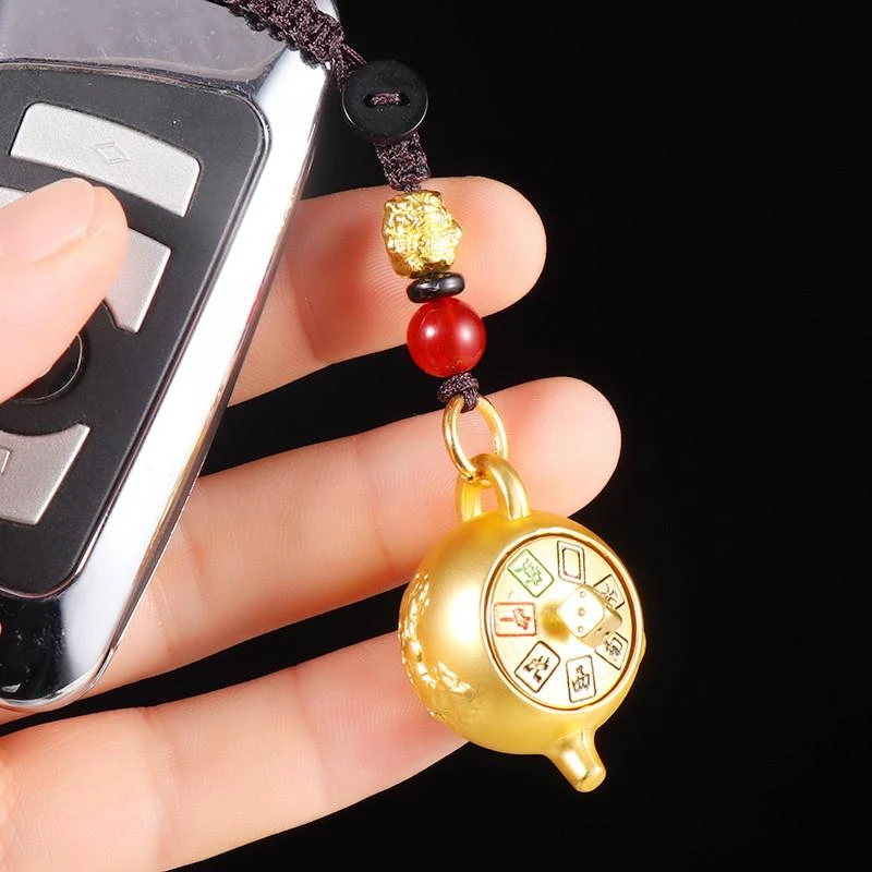 把把壶十二生肖转转钥匙扣挂件马上胡手把件包包钱包配饰装饰品