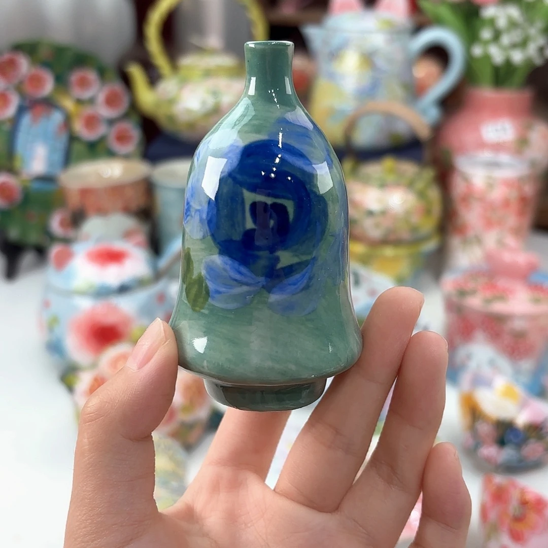 景德镇手绘高温釉下彩陶瓷茶具