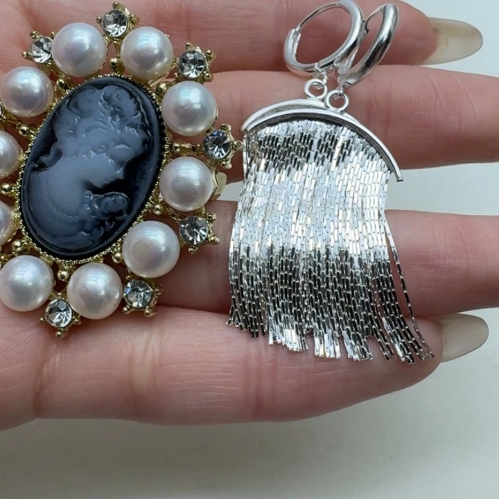 淡水珍珠耳饰未镶嵌