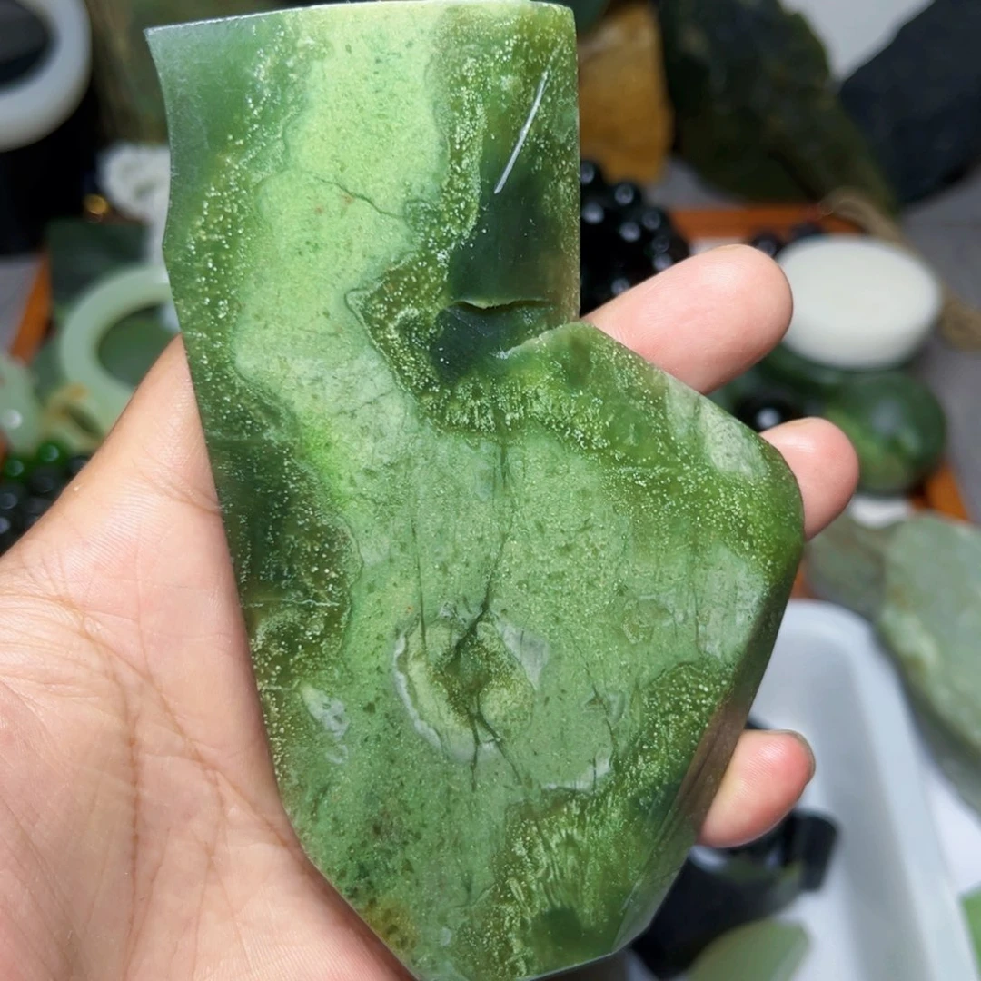 未镶嵌和田玉珠宝半成品