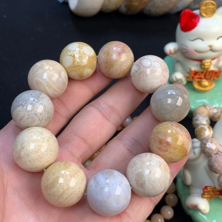 【闪购商品】硅化珊瑚（珊瑚玉）手链未镶嵌