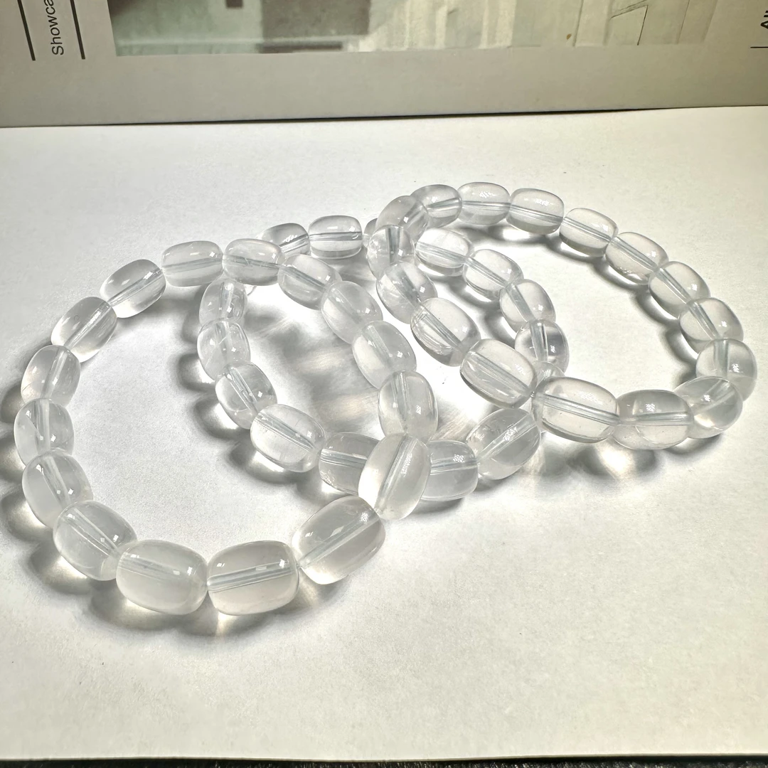 【拾晶轩】天然奶白晶枣珠单圈手链 多样性发一件 018DK