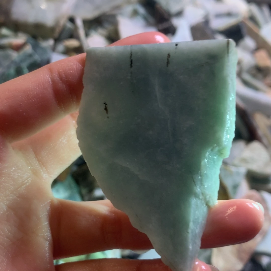 翡翠颈饰未镶嵌缅甸翡翠