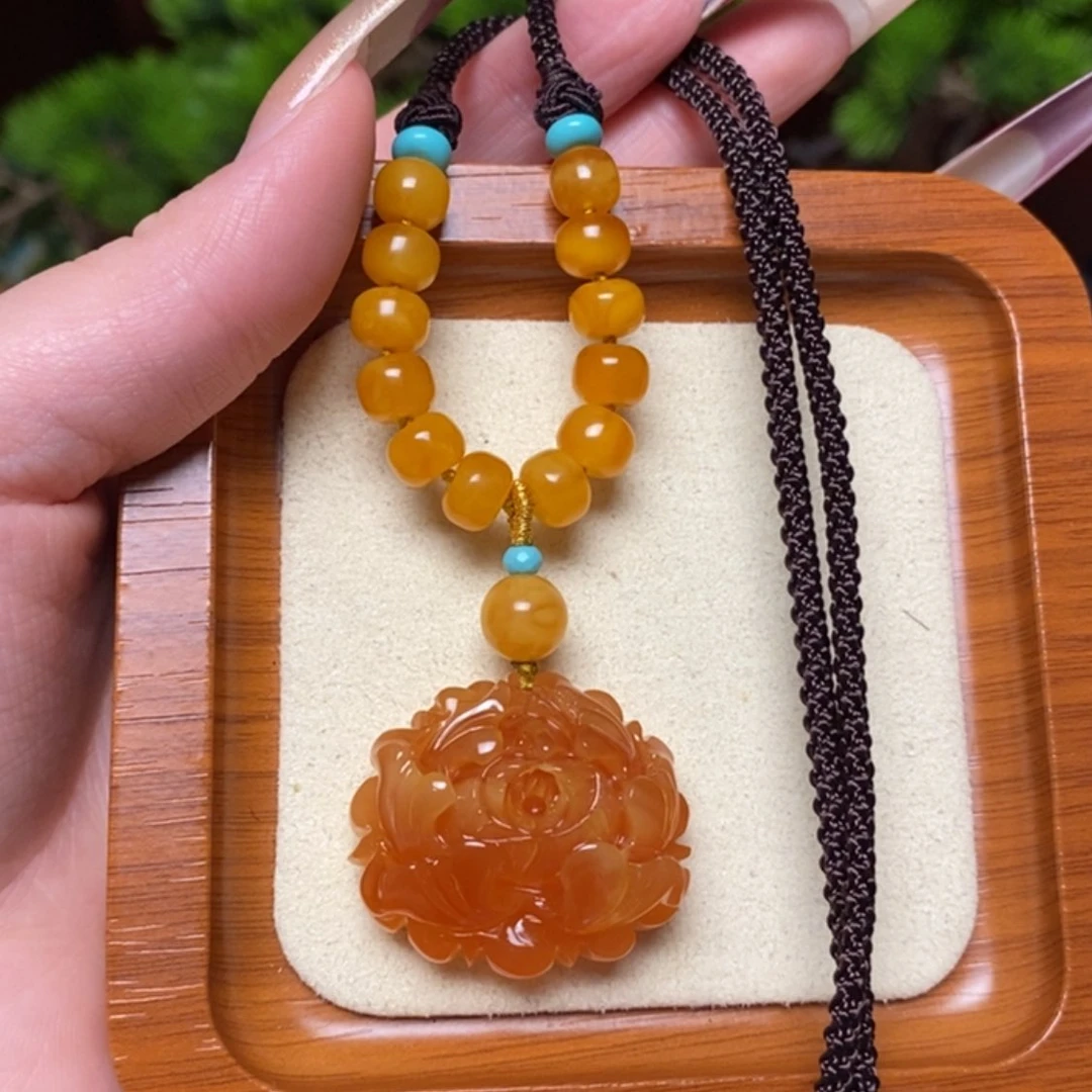 【闪购商品】蜜蜡颈饰未镶嵌项链