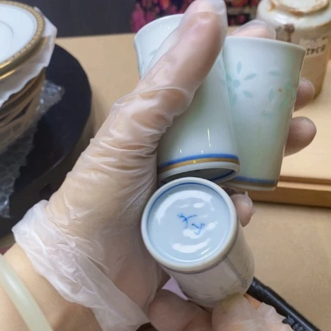 文山玲珑闻香杯子