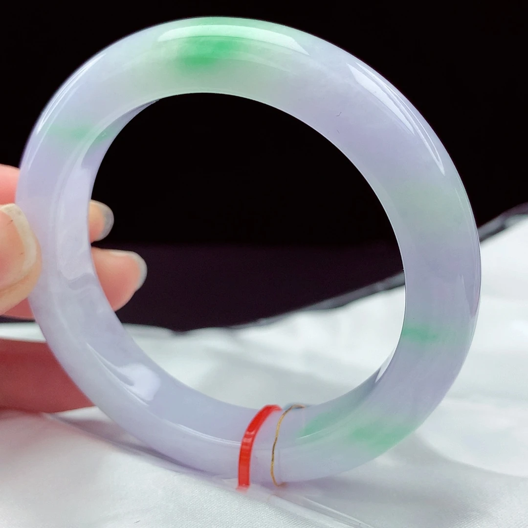 翡翠未镶嵌手镯55圈477