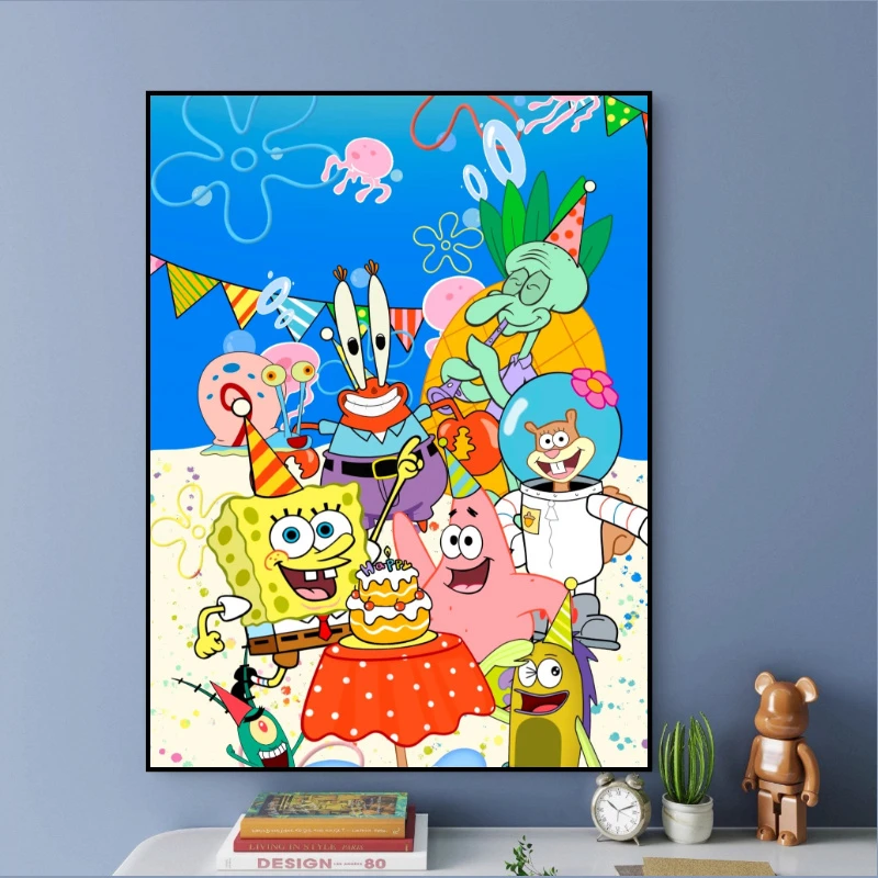 40*50的diy数字油画手绘天官赐福魔道祖师小蘑菇客厅装饰佳品