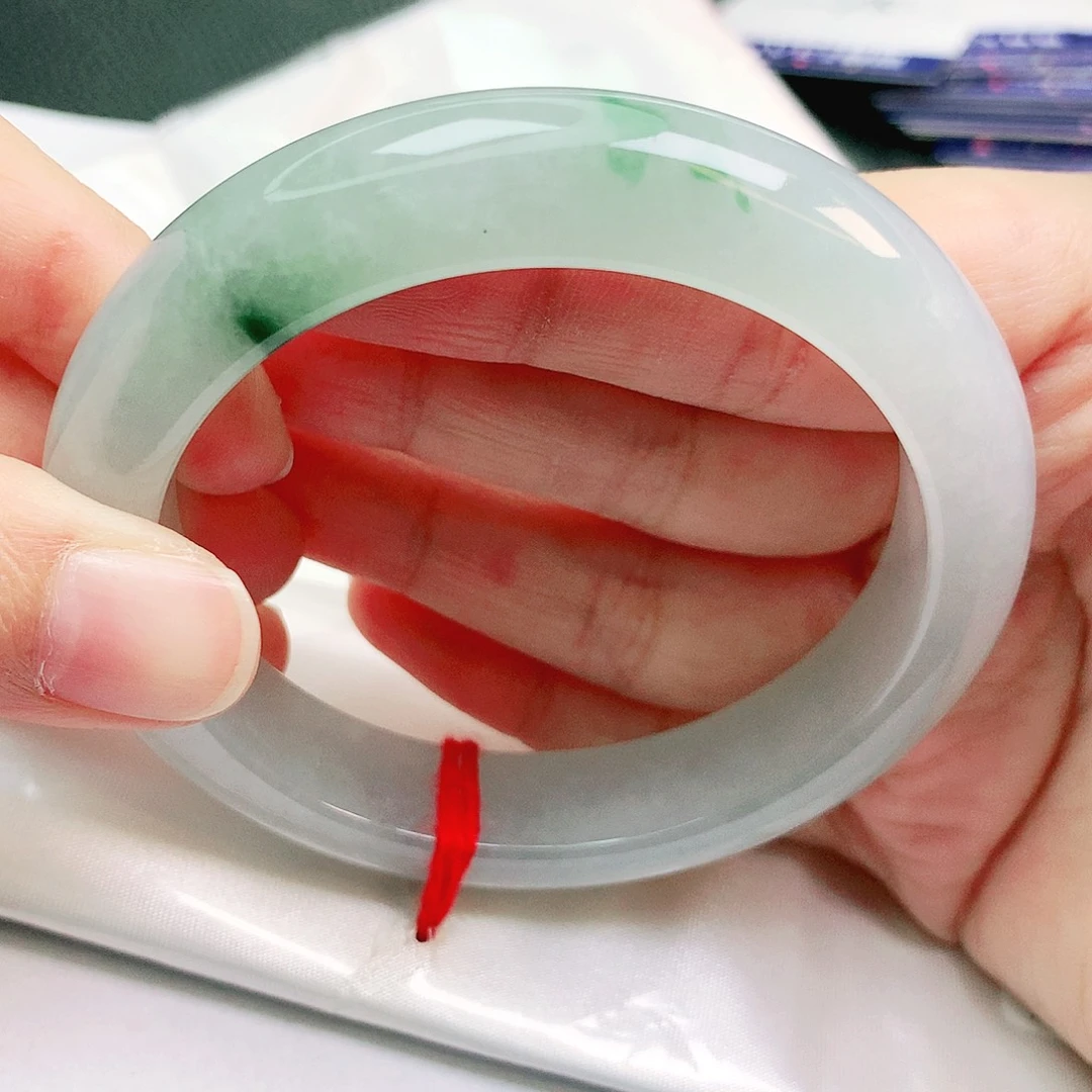 翡翠未镶嵌手镯缅甸天然a货翡翠手镯