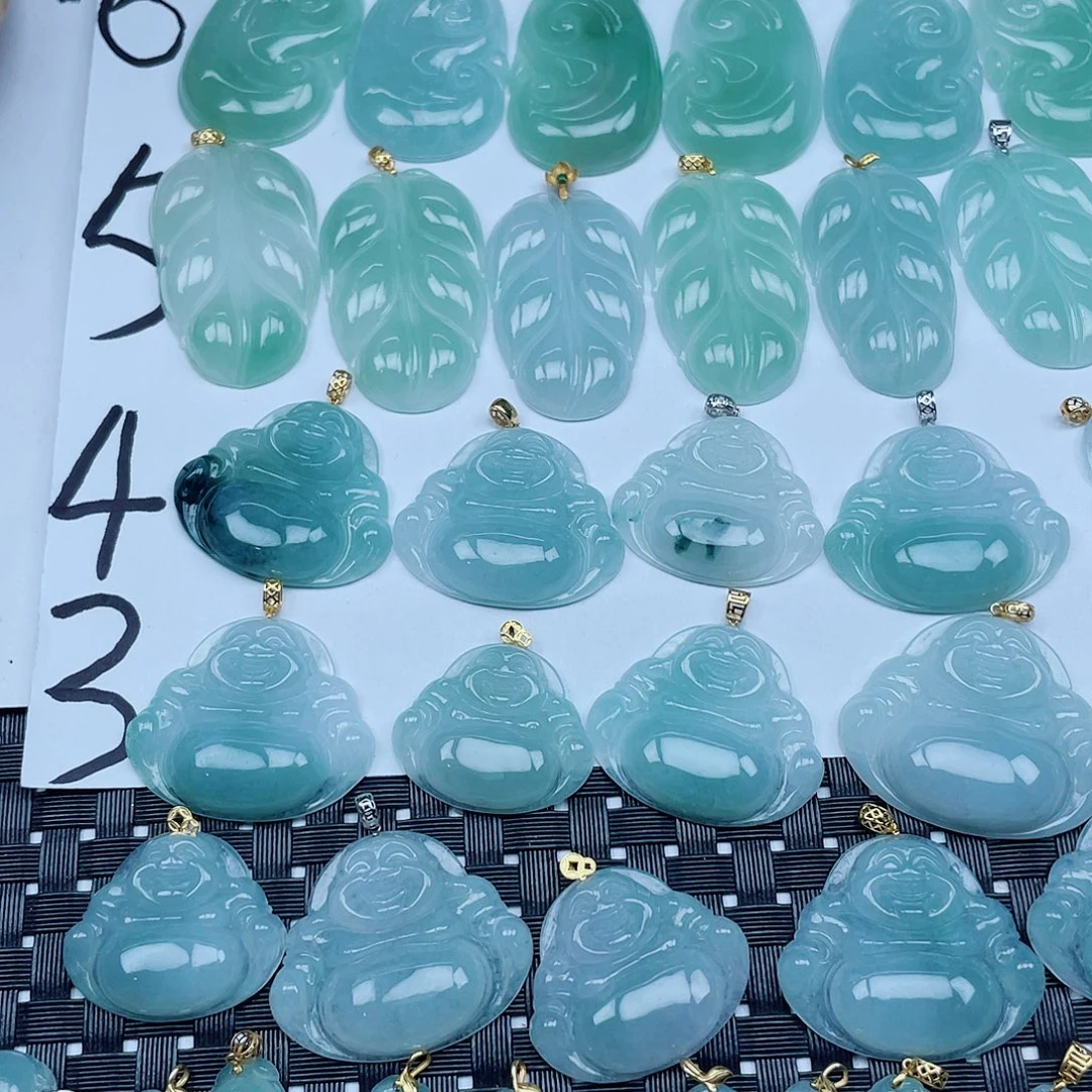 翡翠未镶嵌吊坠(不含链)翡翠