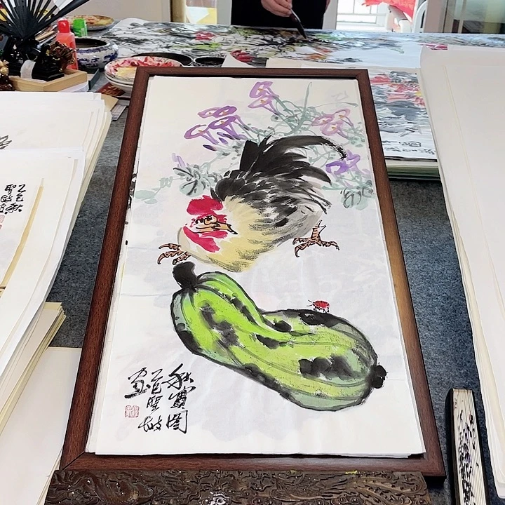 国画张圣敏先生纯手绘作品